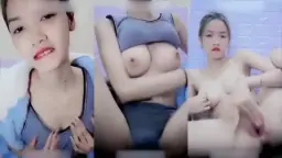 Panya ABG Toket Gede Baju Biru Muda