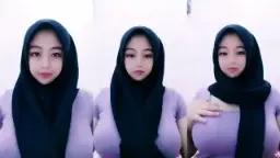 Ukhti Fira Hijab Baju Ungu