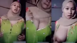 Hijab Daster Hijau BebasINDO Sange
