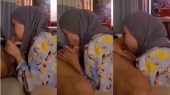 Abg Hijab Sepong Kontol Sugar Daddy