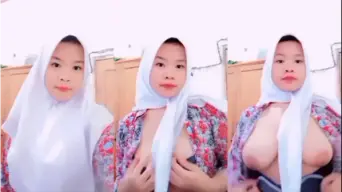 Putri Syuhada Hijab Baju Batik Viral