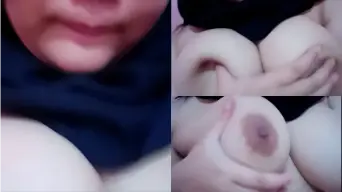 Viral ABG Hijab Tobrut Mainin Toket