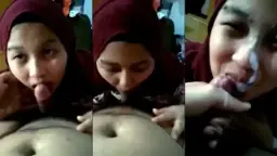Sepong Crot di Muka Cewe Jilbab