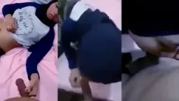Jilbab Biru Di Suruh Isepin