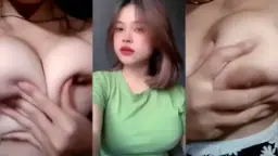 Tiktok Cantik Baju Hijau Toge Montok