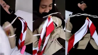 Jilbab SMA Pramuka Disekap Full Video
