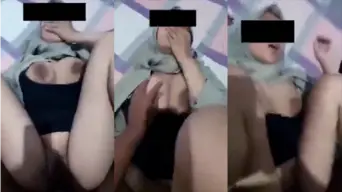 Genjot Pacar Hijab Toge Teriak Kesakitan