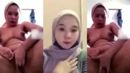 Tiktokers Jilbab Sange Colmek Pake Wortel