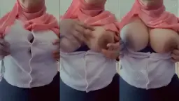 Lustyberryy Jilbab Pink Toket Super Besar Bugil